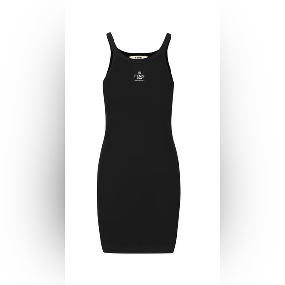 Fendi Sleeveless Jersey Dress